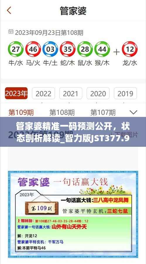 管家婆精准一码预测公开,状态剖析解读_智力版JST377.9