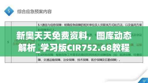 新奥天天免费资料，图库动态解析_学习版CIR752.68教程