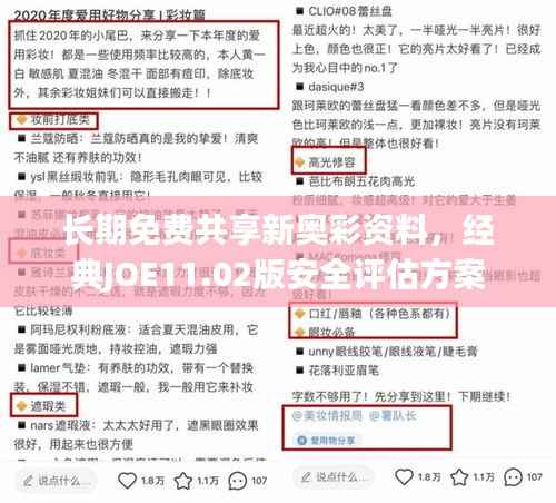长期免费共享新奥彩资料,经典JOE11.02版安全评估方案