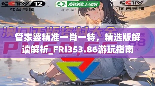 管家婆精准一肖一特,精选版解读解析_FRI353.86游玩指南