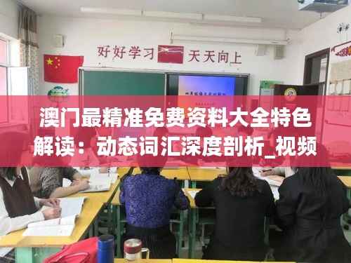 澳门最精准免费资料大全特色解读:动态词汇深度剖析_视频解析NVQ118.27
