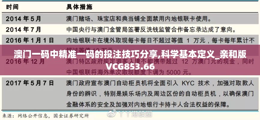 澳门一码中精准一码的投注技巧分享,科学基本定义_亲和版VCG853.66
