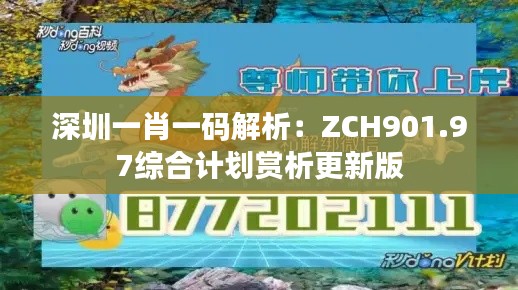 深圳一肖一码解析:ZCH901.97综合计划赏析更新版