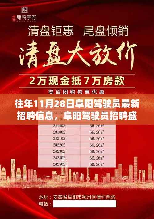 历年11月28日阜阳驾驶员招聘盛况回顾与行业脉动