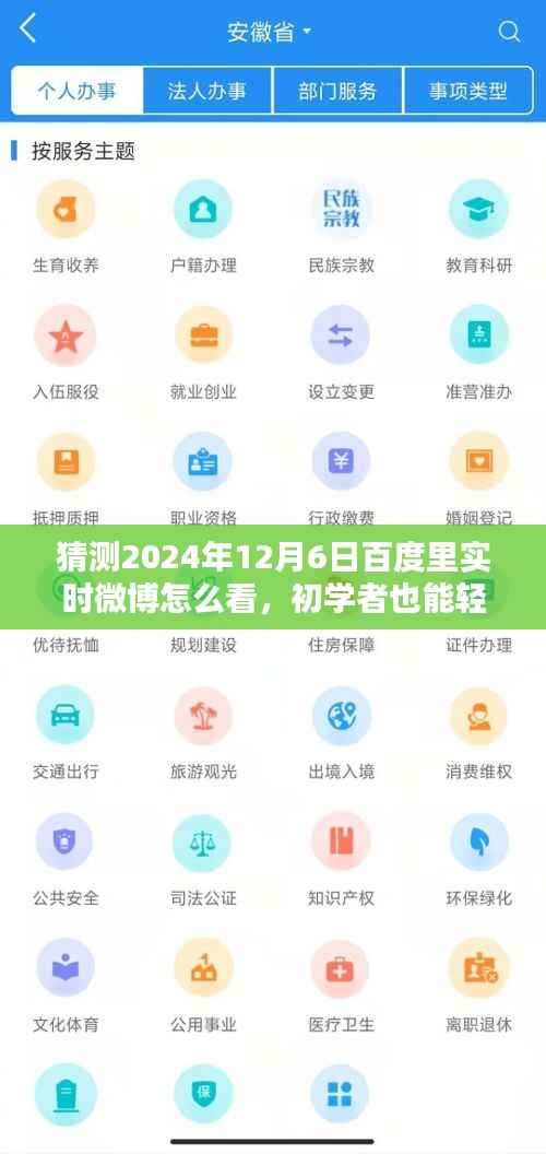 初学者也能轻松掌握!教你如何查看百度实时微博预测分析(针对2024年12月6日)