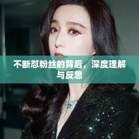 不断怼粉丝的背后,深度理解与反思
