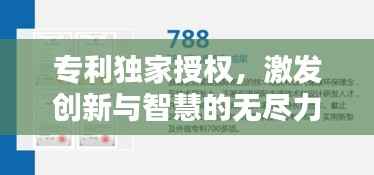 专利独家授权,激发创新与智慧的无尽力量