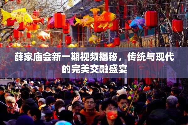 薛家庙会新一期视频揭秘,传统与现代的完美交融盛宴