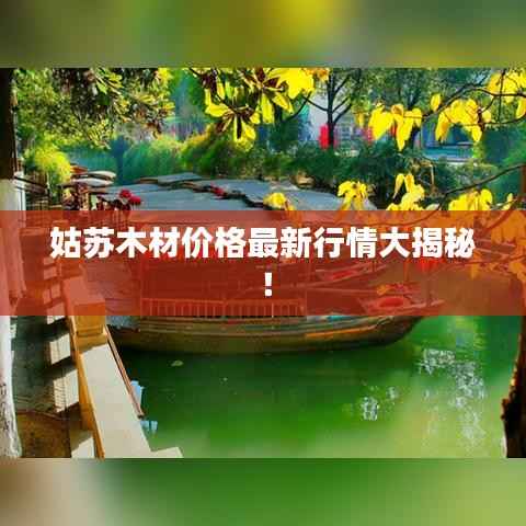 姑苏木材价格最新行情大揭秘！