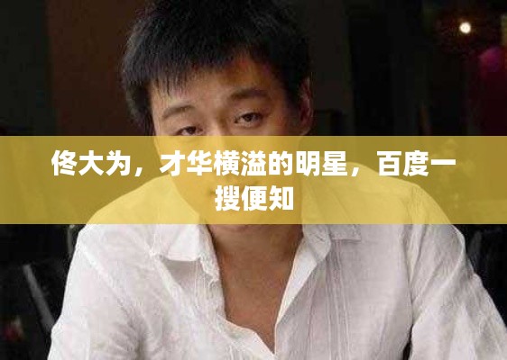 佟大为,才华横溢的明星,百度一搜便知